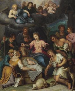 Otto van Veen - The Adoration Of The Shepherds