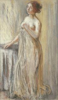 Otto Vautier - Stehender Frauenakt