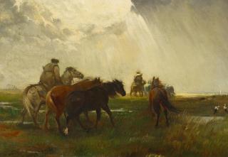 Otto von Thoren - In der Puszta.