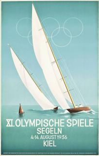 Ottomar Anton - Xi Olympische Spiele, Seglen, Kiel