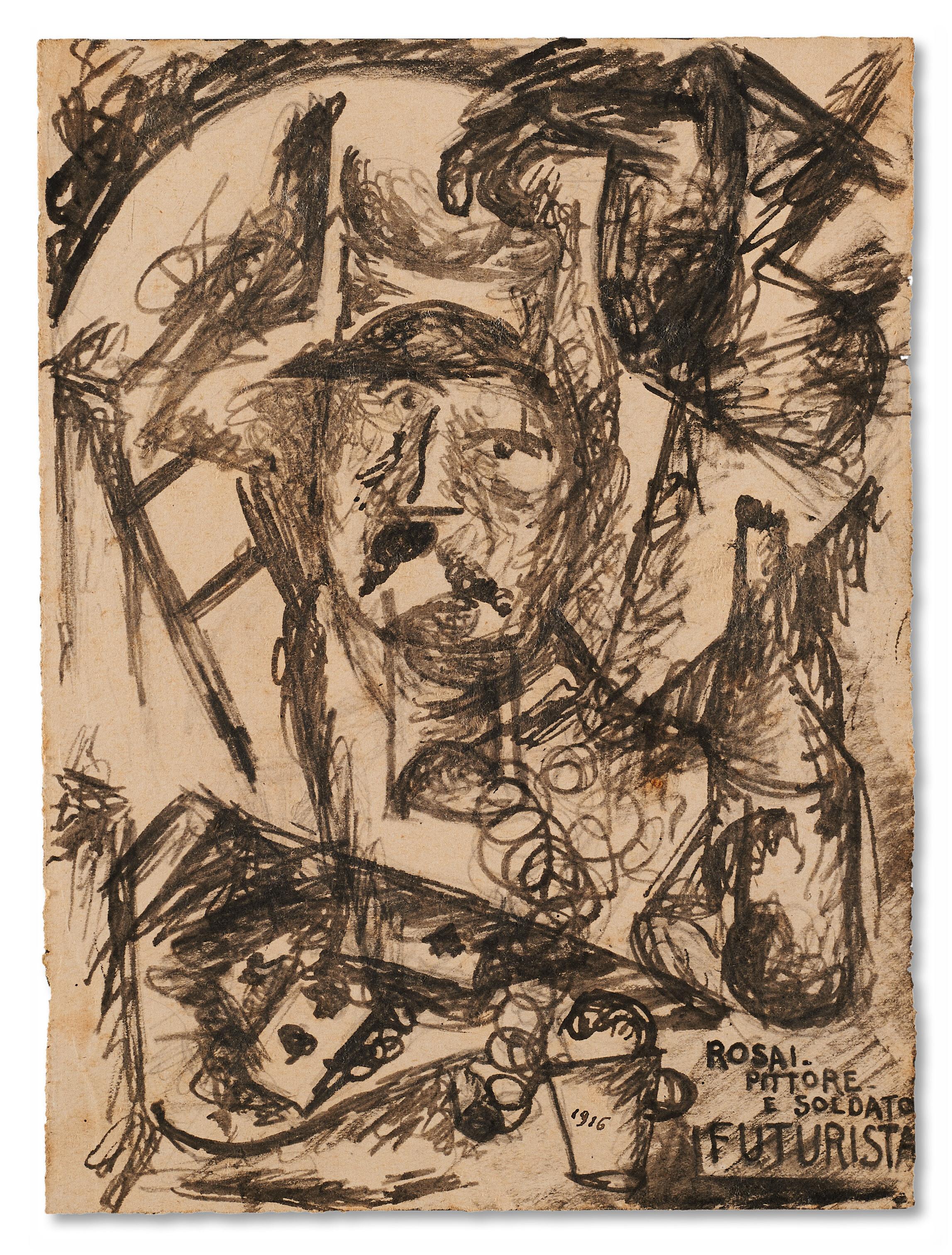 Ottone Rosai - Figura + ambiente