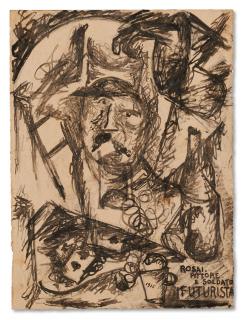 Ottone Rosai - Figura + ambiente