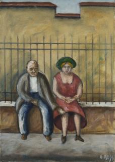 Ottone Rosai - La coppia (gli sposi)