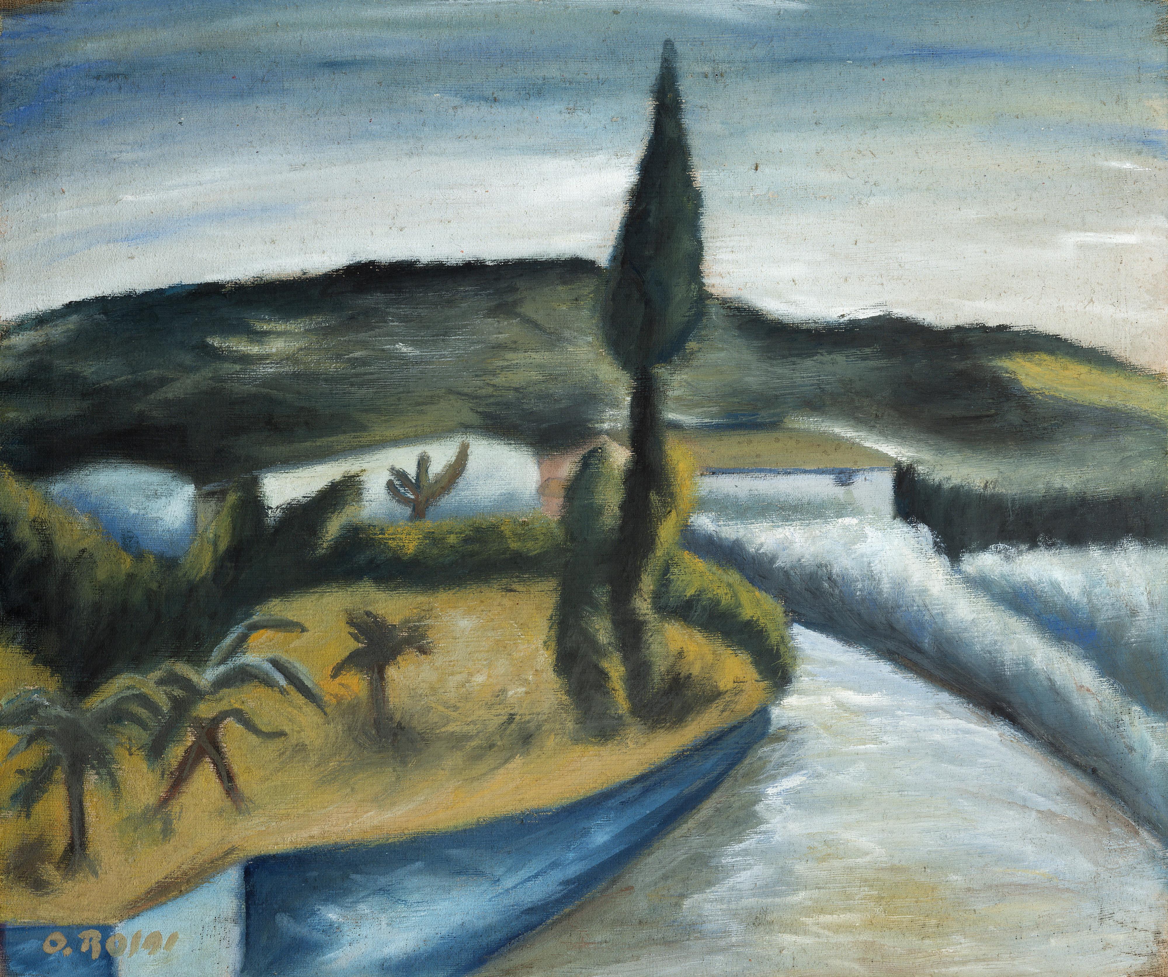 Ottone Rosai - Paesaggio