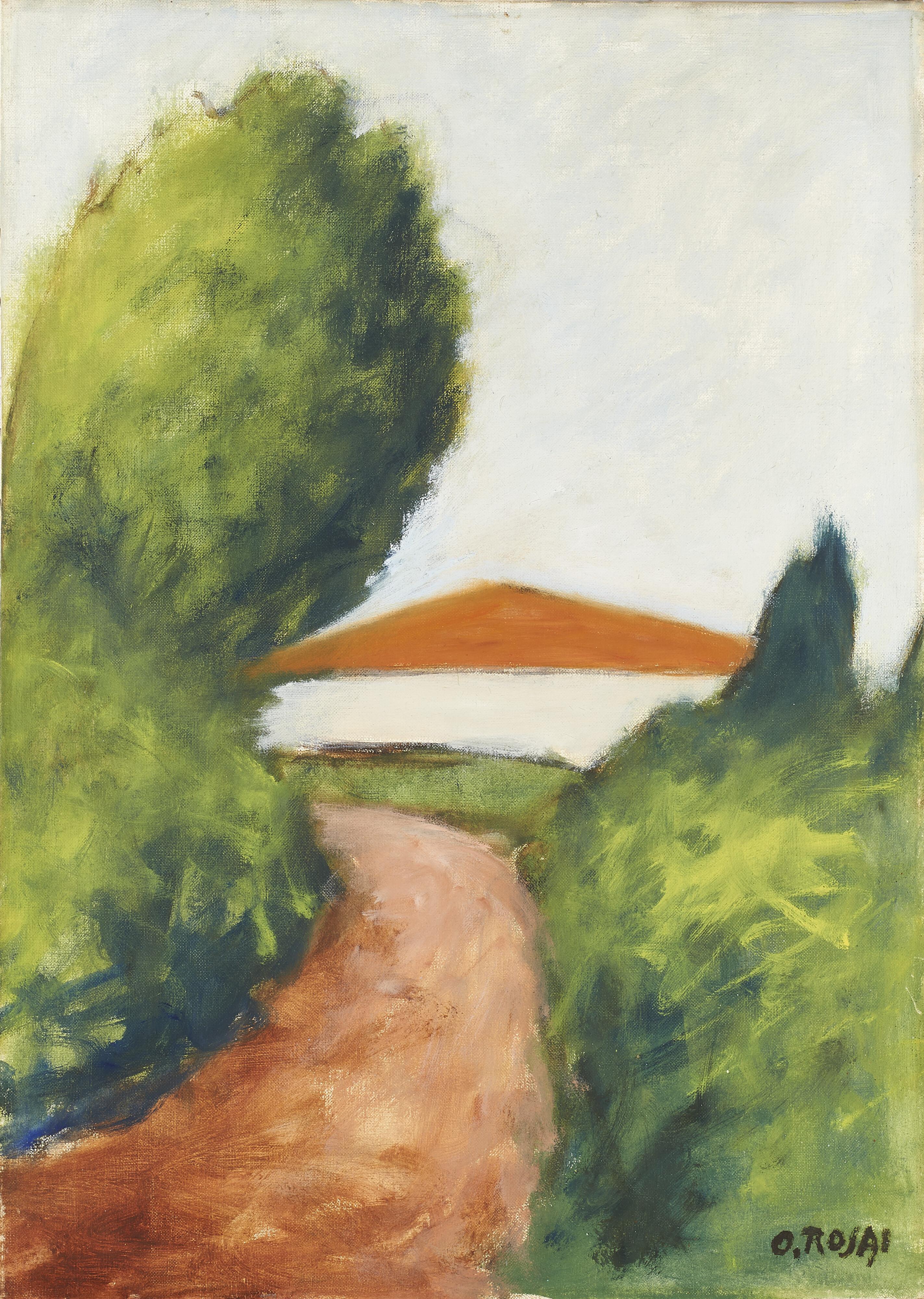 Ottone Rosai - Strada di campagna
