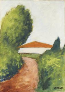 Ottone Rosai - Strada di campagna