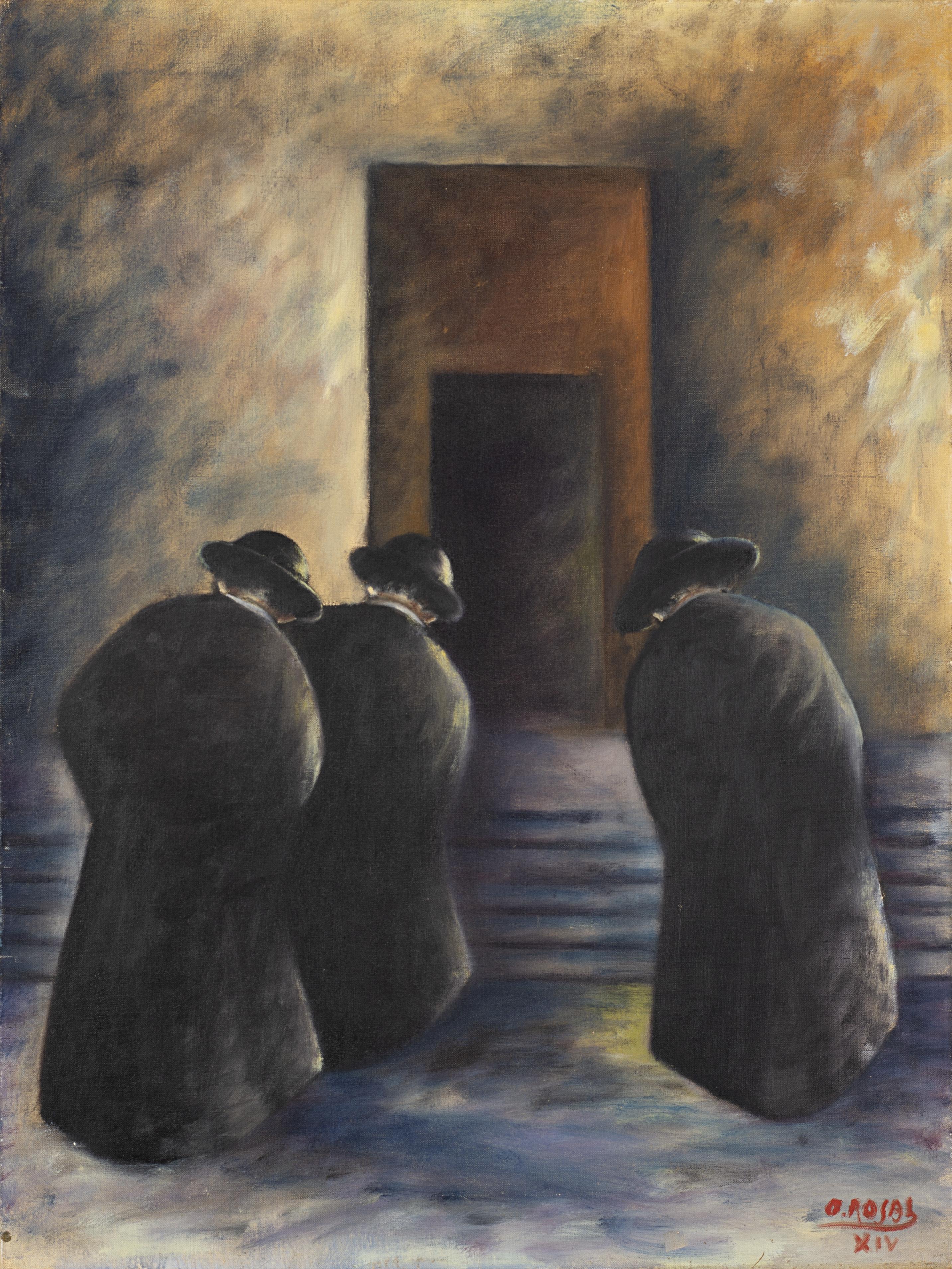 Ottone Rosai - Tre preti