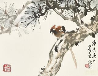 Ou Haonian - Bird on Branch