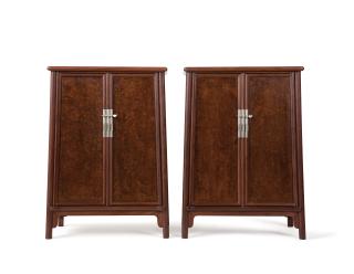 Ou Shengchun - A Pair Of Round-Corner Cabinets, Yuanjiaogui