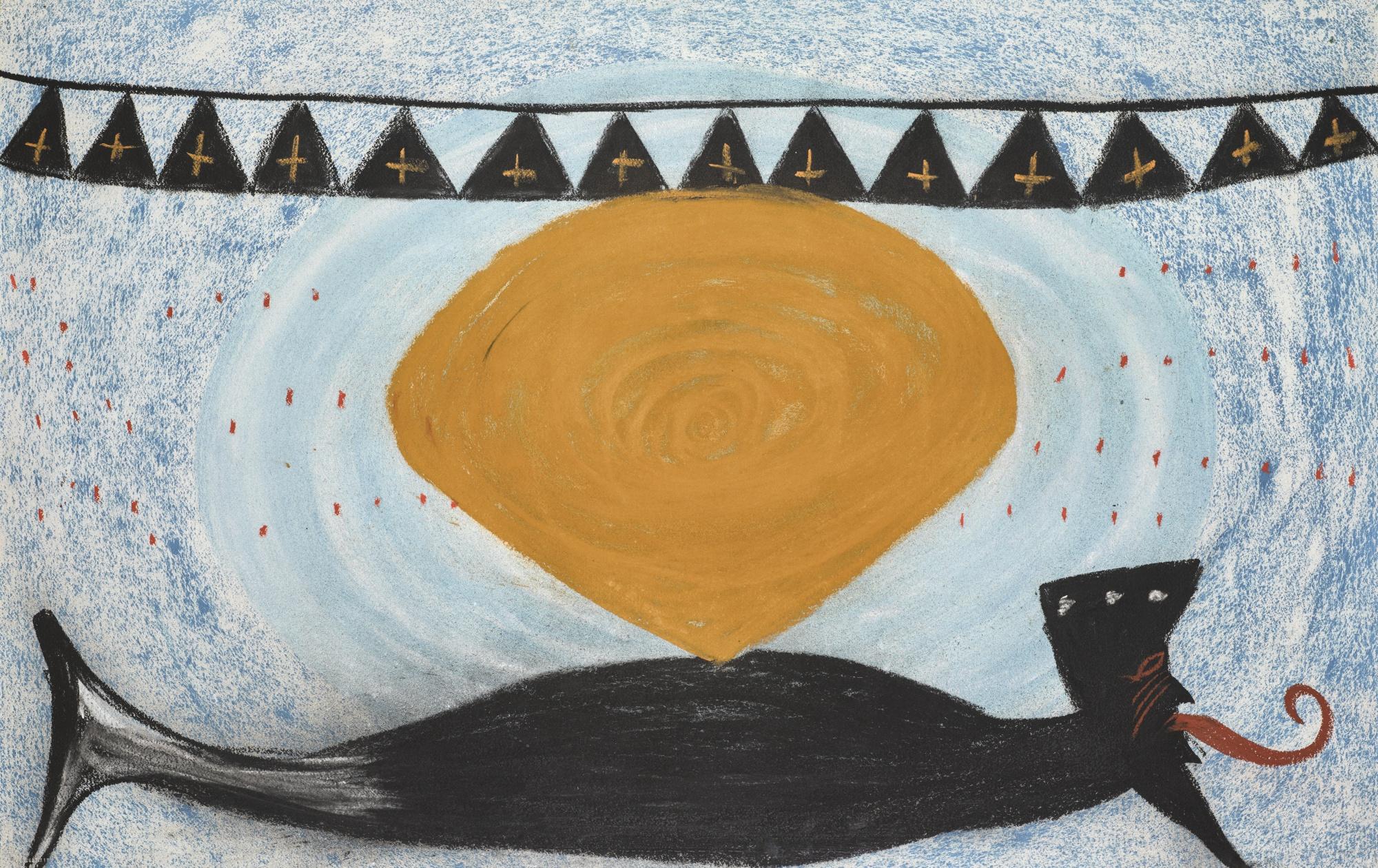 Ouattara Watts - Ivorian untitled, New York 1992, Ouattarazaniaz, Ouattara, Magic Man