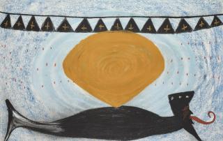 Ouattara Watts - Ivorian untitled, New York 1992, Ouattarazaniaz, Ouattara, Magic Man