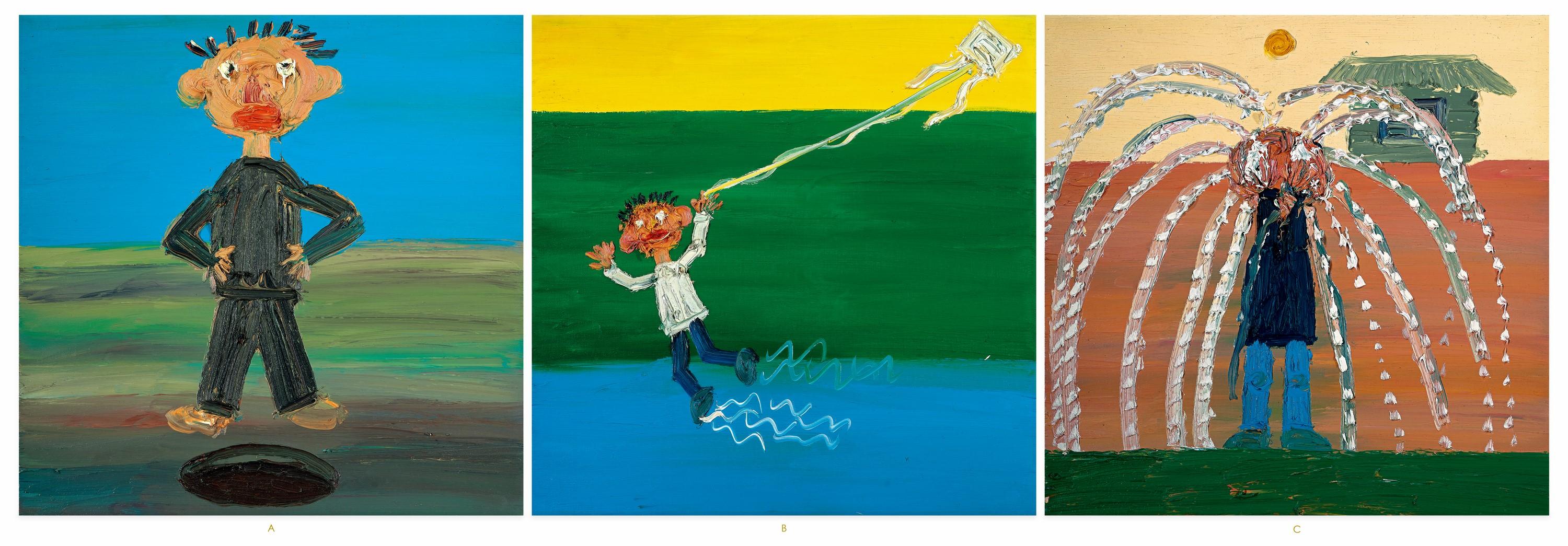 Ouyang Chun - Untitled（Triptych） (Painted In 2006)