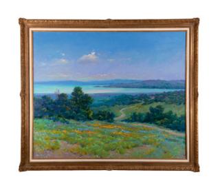 Ovanes Berberian - A coastal landscape