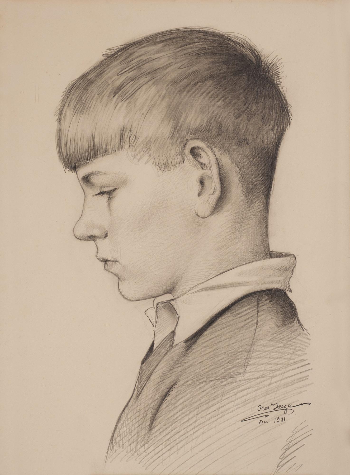 Owe Zerge - Boy in Profile