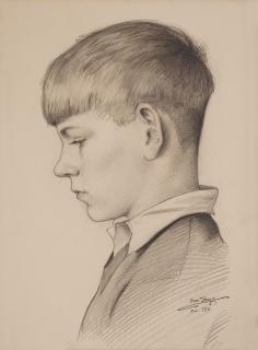 Owe Zerge - Boy in Profile