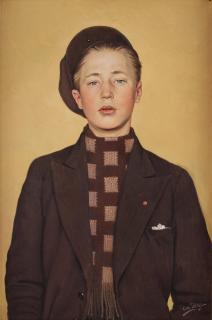 Owe Zerge - Boy in Scarf