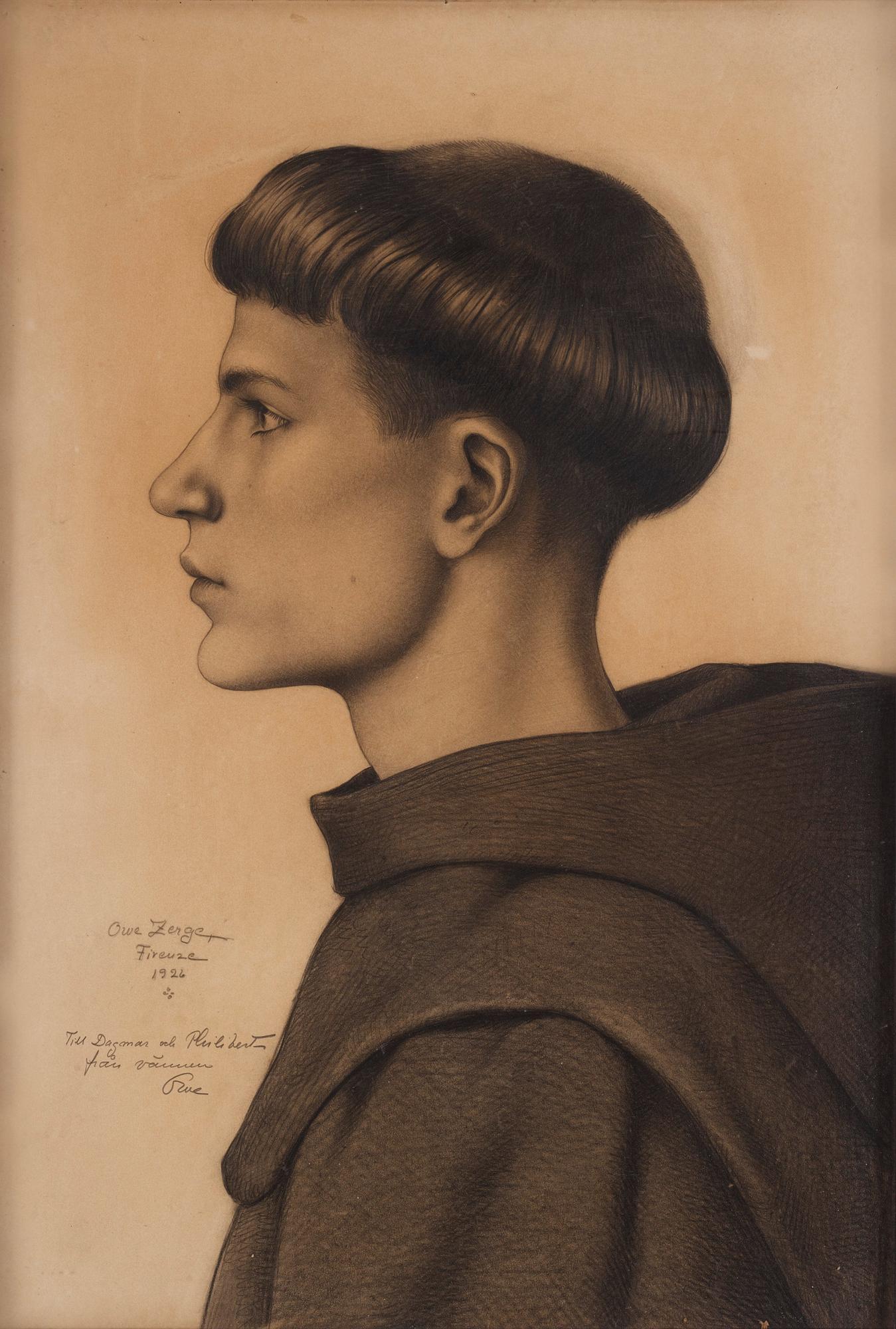 Owe Zerge - Munk in profile