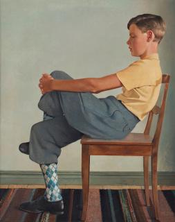 Owe Zerge - Portrait depicting Bertil