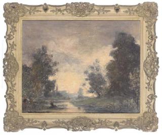 Owen Bowen - Fishing In The Pools At Dusk