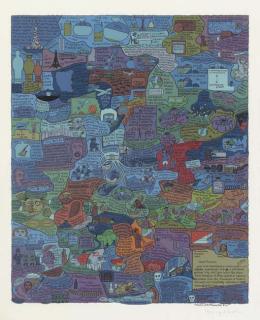 Oyvind Fahlstrom - Column no. 2 (Picasso 90)