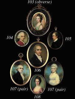 Ozias Humphry, R.A. - Charles, 3rd Duke of Richmond and Lennox (1734/5-1806), facing left in blue coat and waistcoat, tied cravat, powdered hair en queue