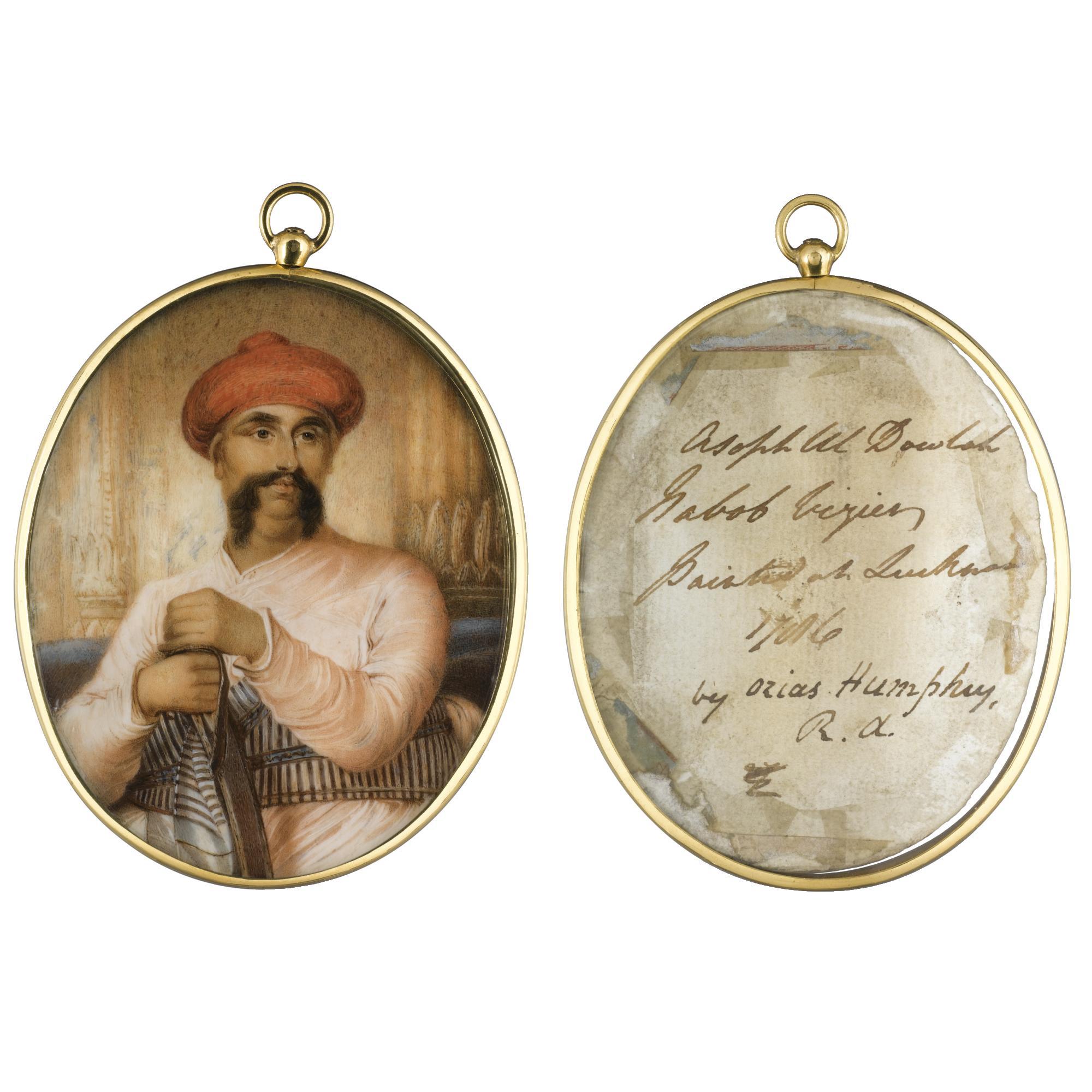 Ozias Humphry - Portrait Of Asaf-Ud-Daula, Nawab Wazir Of Oudh (D.1797)