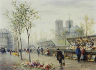 P. Gagni - Les Bouquinistes