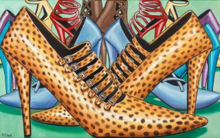 P J Crook - Leopard Print Shoes