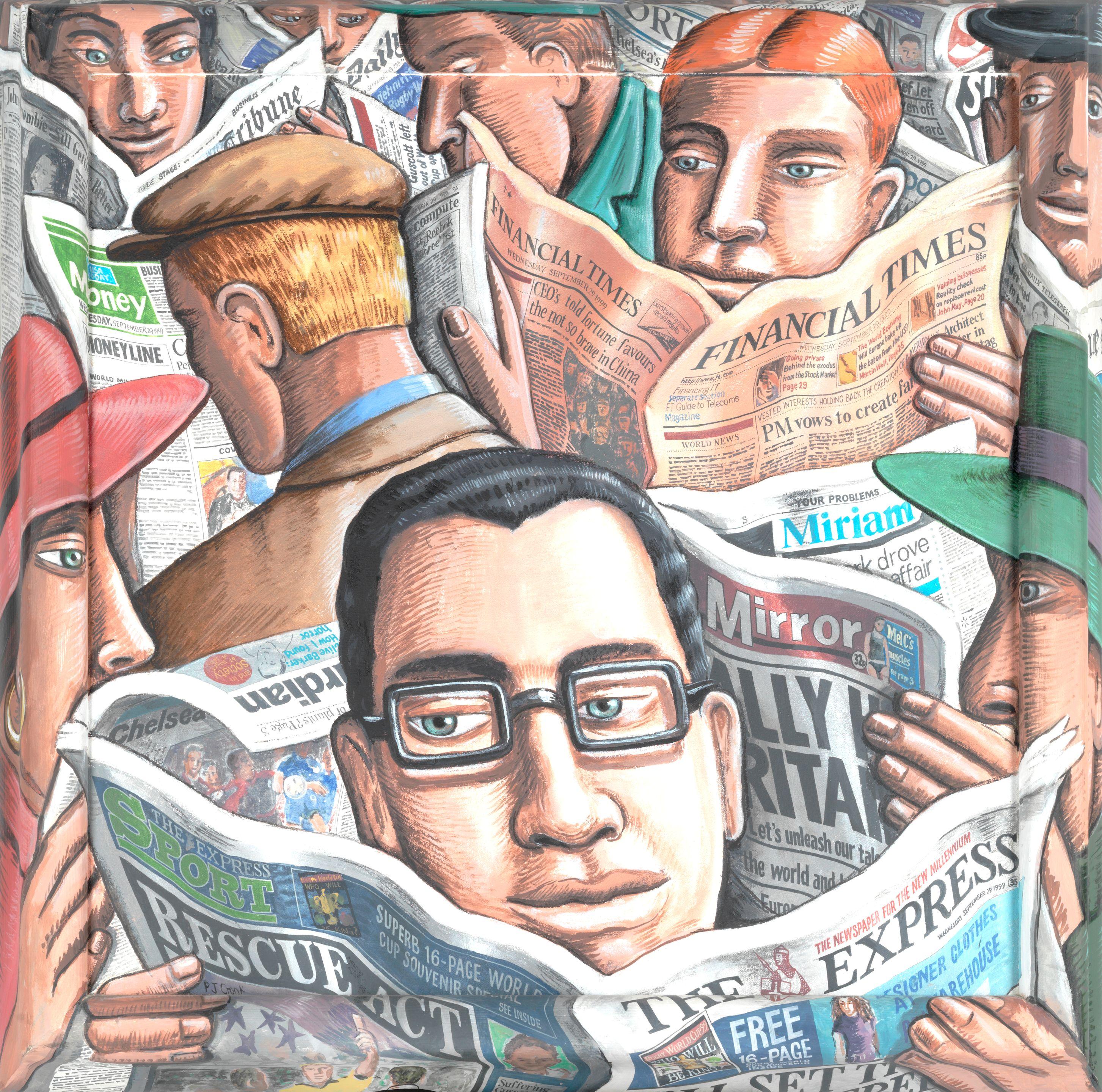 P J Crook - Newspapers