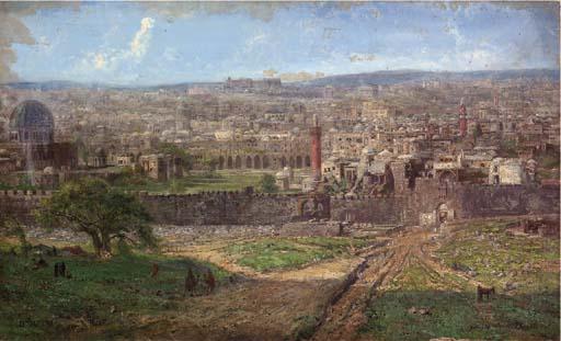 P.T van Elven - Veduta di Gerusalemme