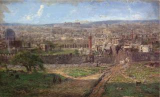 P.T van Elven - Veduta di Gerusalemme