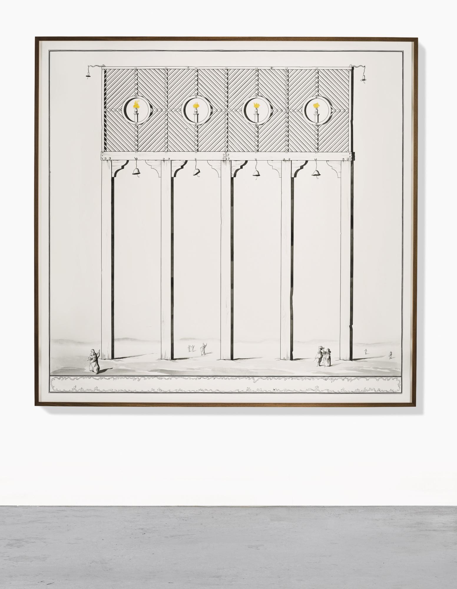 Pablo Bronstein - Design For Fireworks In The Chinese Taste