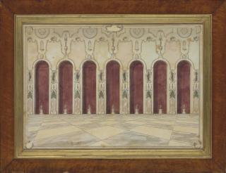 Pablo Bronstein - Grand Hall Redecorated in the Early 19th Century