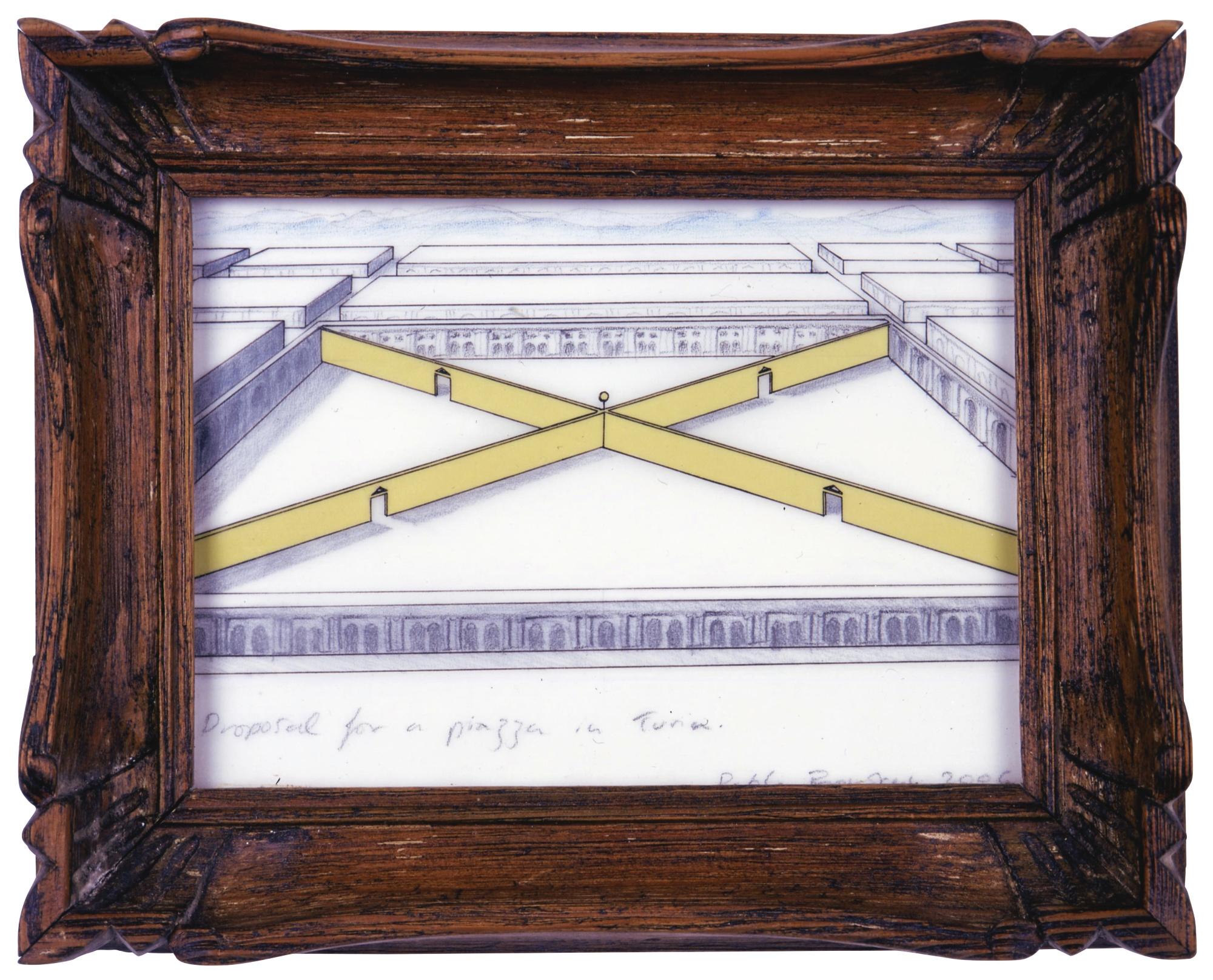 Pablo Bronstein - Proposal For A Piazza In Turin