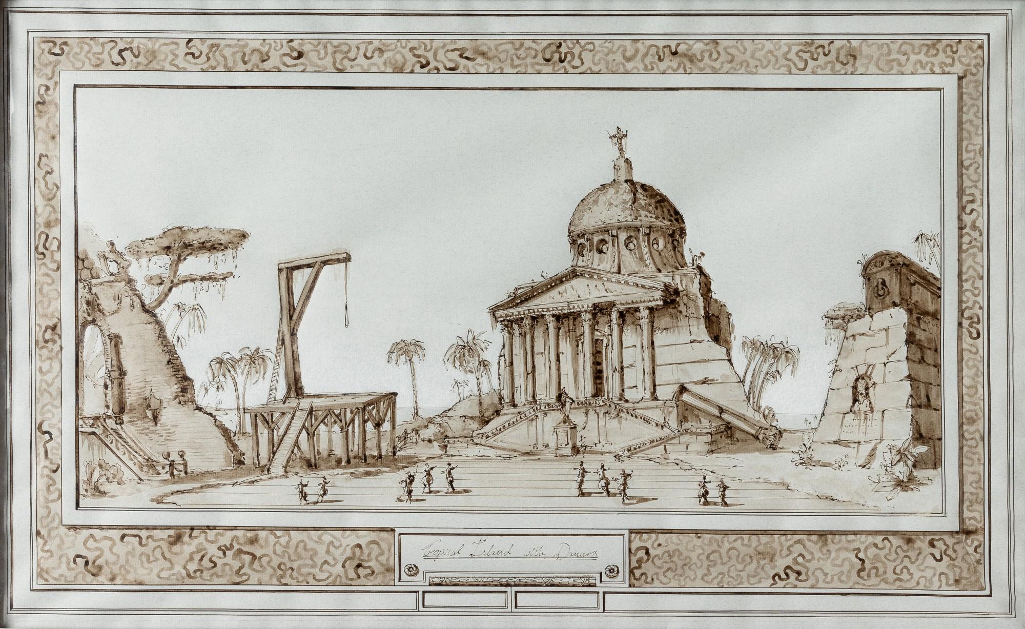 Pablo Bronstein - Tropical Island with Dancers