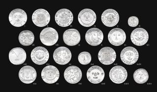 Pablo Picasso - A Complete Set Of Twenty-Four Silver Plates
