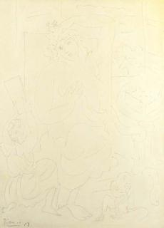 Pablo Picasso - Amour, femme, singe