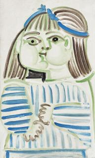 Pablo Picasso - Buste de jeune fille (Paloma)