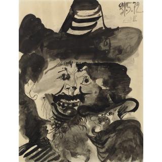 Pablo Picasso - Buste D\'Homme Au Chapeau