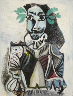 Pablo Picasso - Buste d\'homme lauré