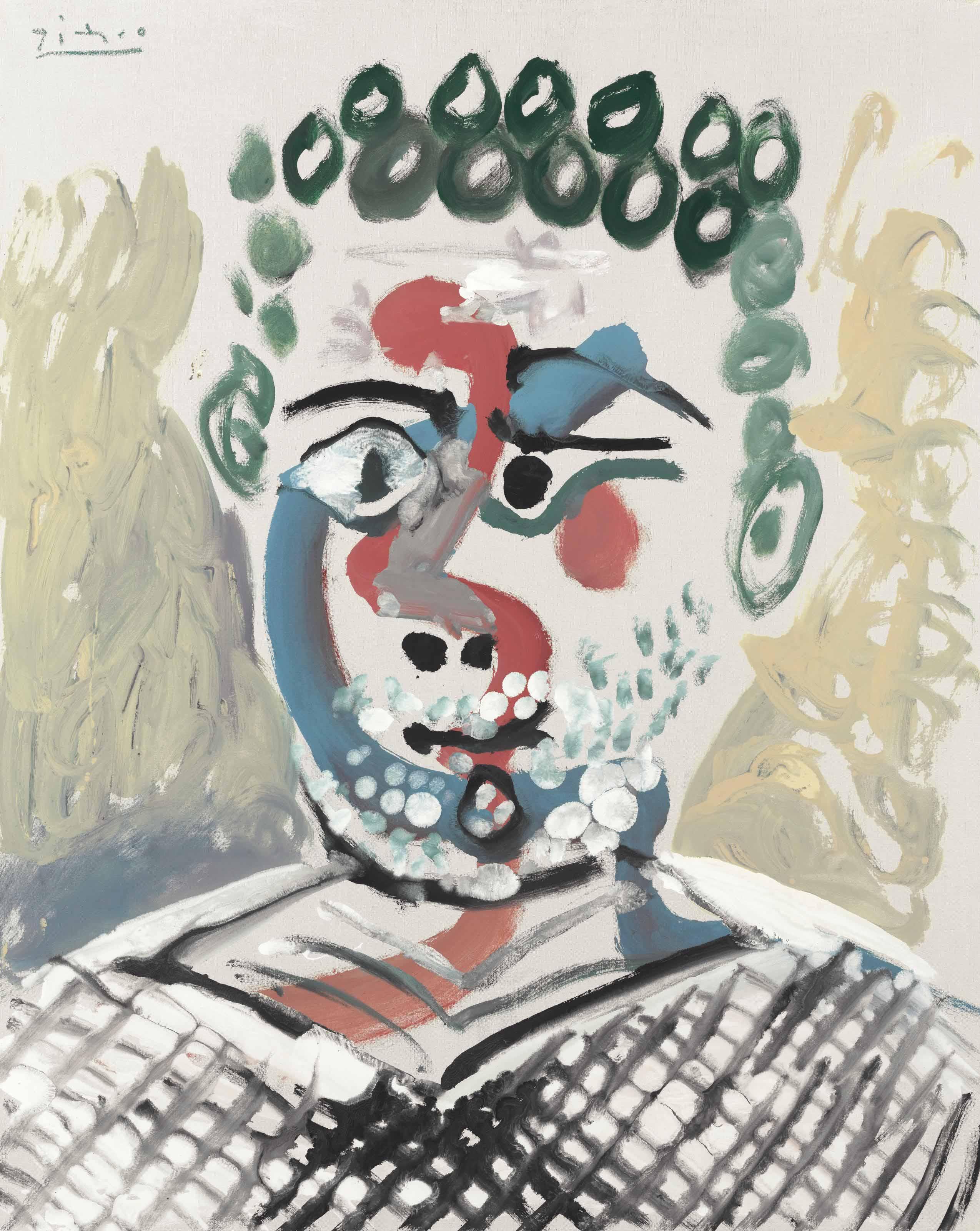 Pablo Picasso - Buste d\'homme