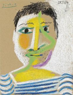 Pablo Picasso - Buste d\'homme