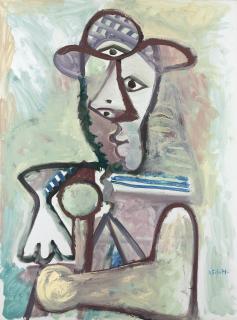 Pablo Picasso - Buste d\'homme
