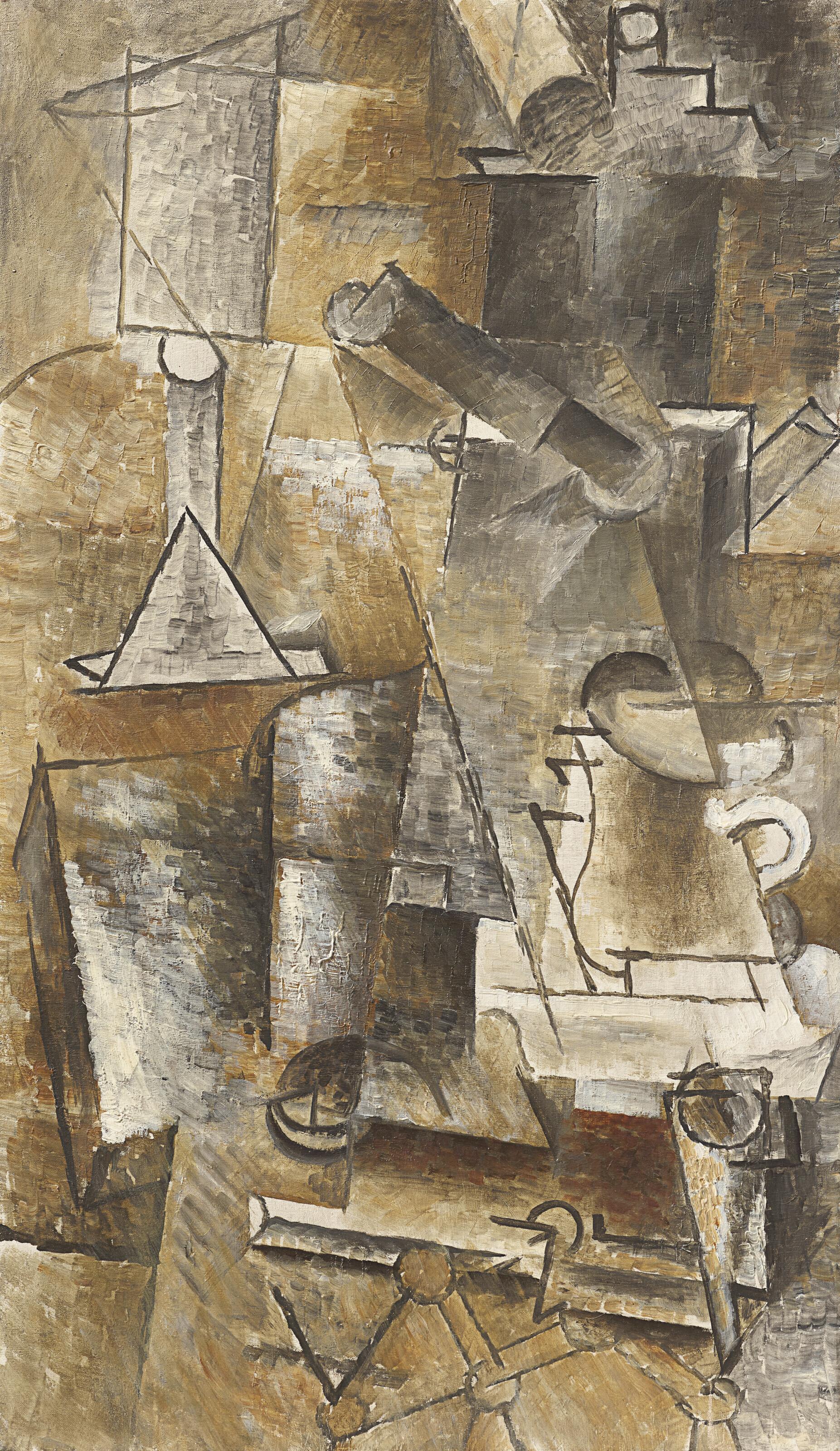 Pablo Picasso - Cafetière, tasse et pipe