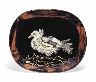 Pablo Picasso - Colombe sur lit de paille (A.R. 79)