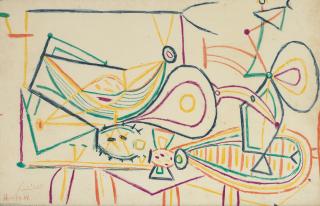 Pablo Picasso - Composition, from School Prints, 1948