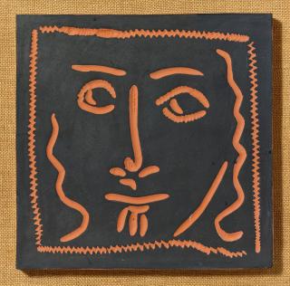 Pablo Picasso - Curly haired face
