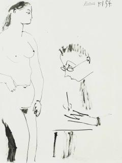 Pablo Picasso - Dessinateur et modèle