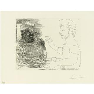 Pablo Picasso - Deux Buveurs Catalans (B. 228)