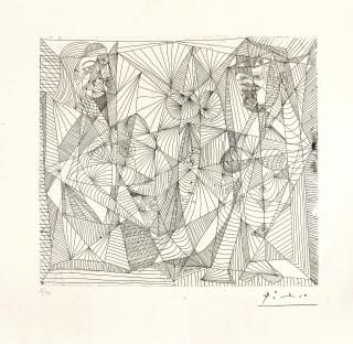 Pablo Picasso - Deux Femmes Assises (B. 309; Ba. 645)